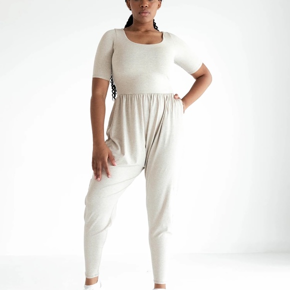 IMBODHI SLEEVED BŌDHI JUMPER - OATMEAL - Picture 2 of 12